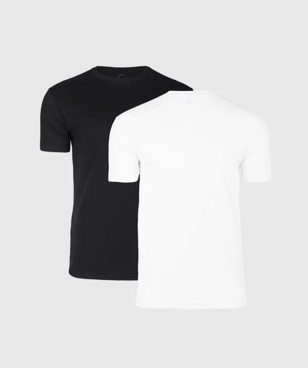 Basics 2 pièces T-shirt avec col rond x3 - Image 2